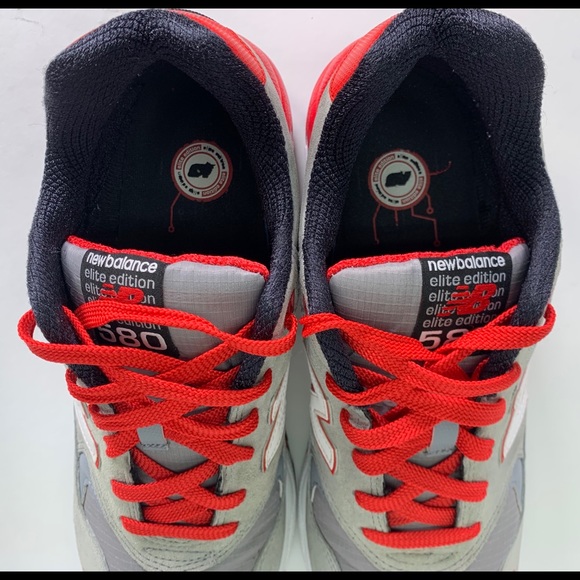 New Balance Men MRT580SR Mecha (gray/red) Size 11 - Picture 10 of 11